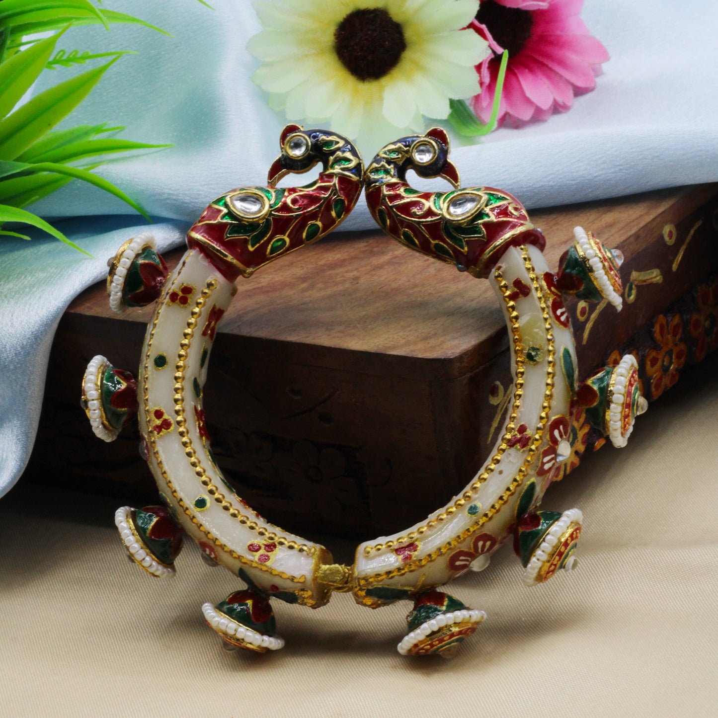 Kundan Meenakari Kada for Woman - Free size (SUJ12-0103)