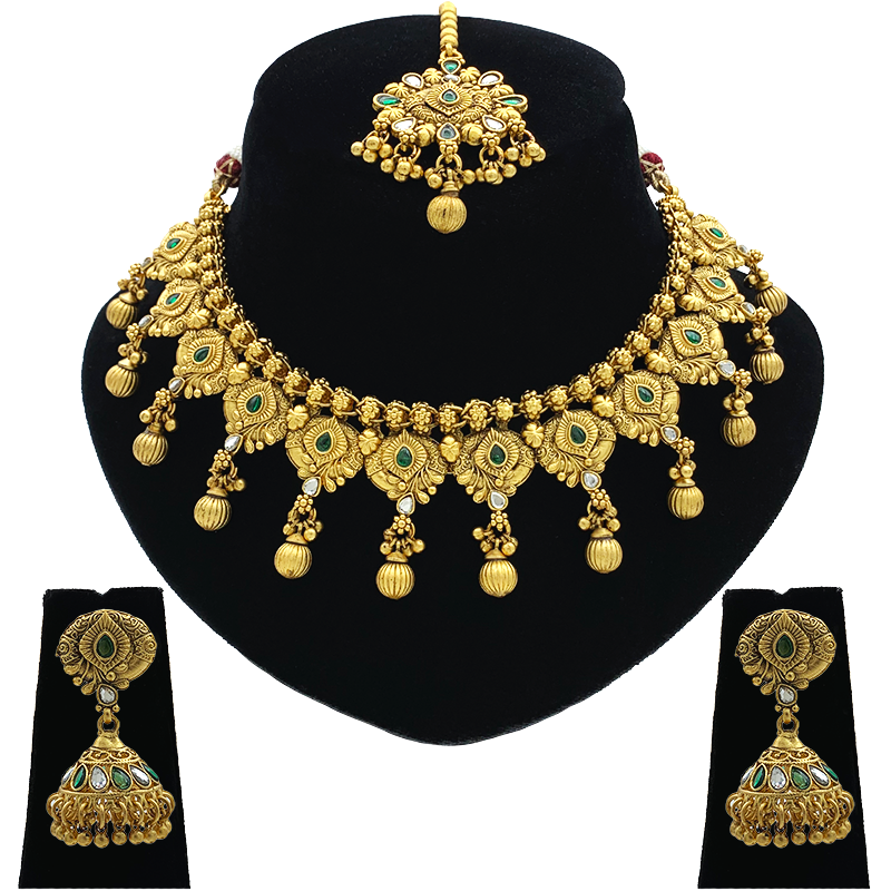 Rajwadi Antique Copper Set(SUJ-LPN-58)