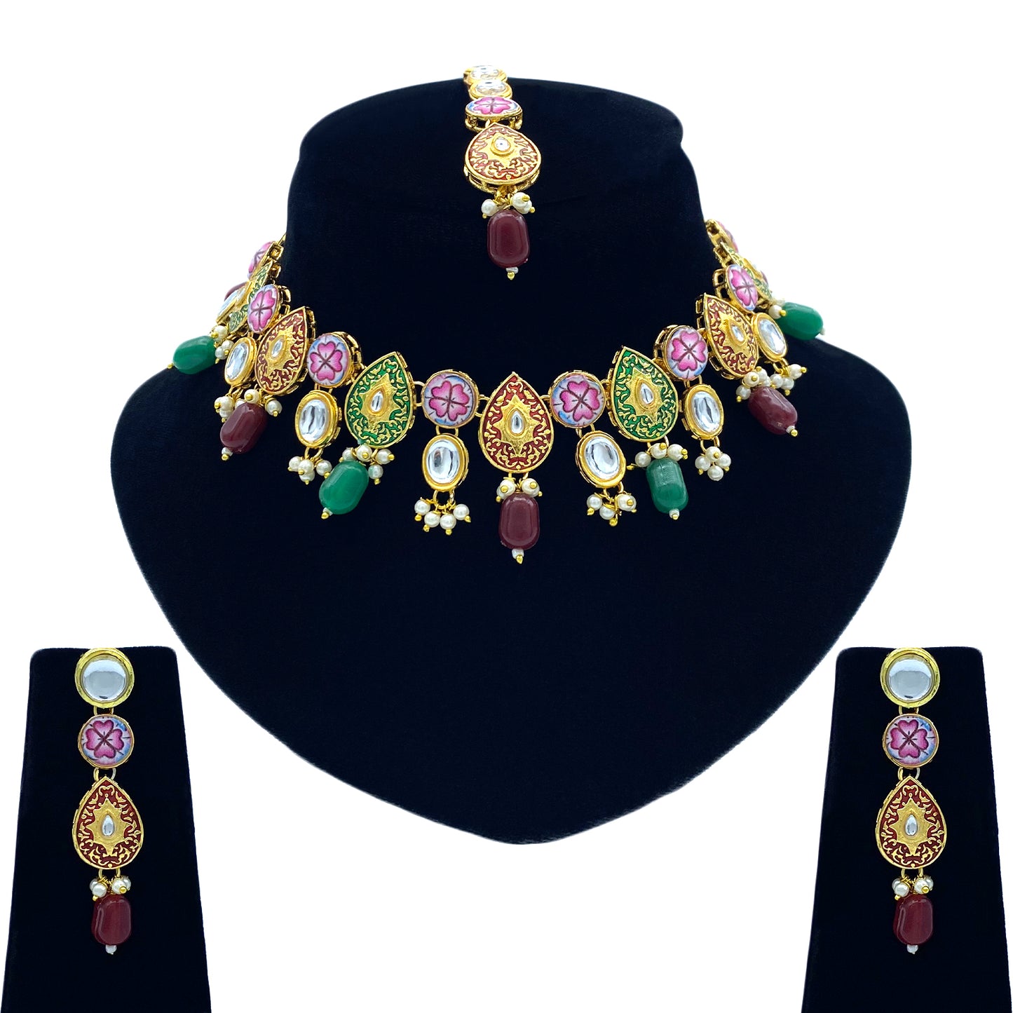 Kundan Jewellery Set (08-0543)