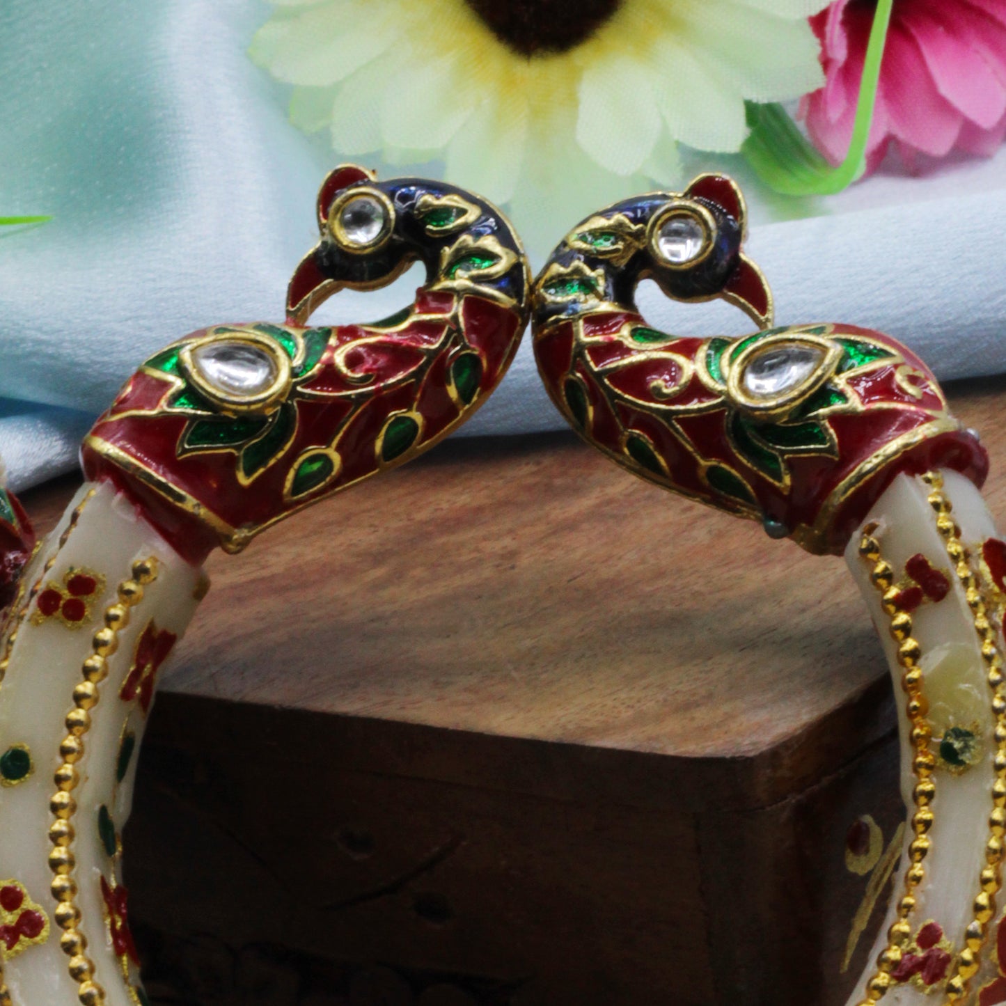 Kundan Meenakari Kada for Woman - Free size (SUJ12-0103)