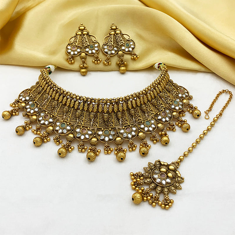 Rajwadi Antique Copper Set(SUJ-LPN-66)