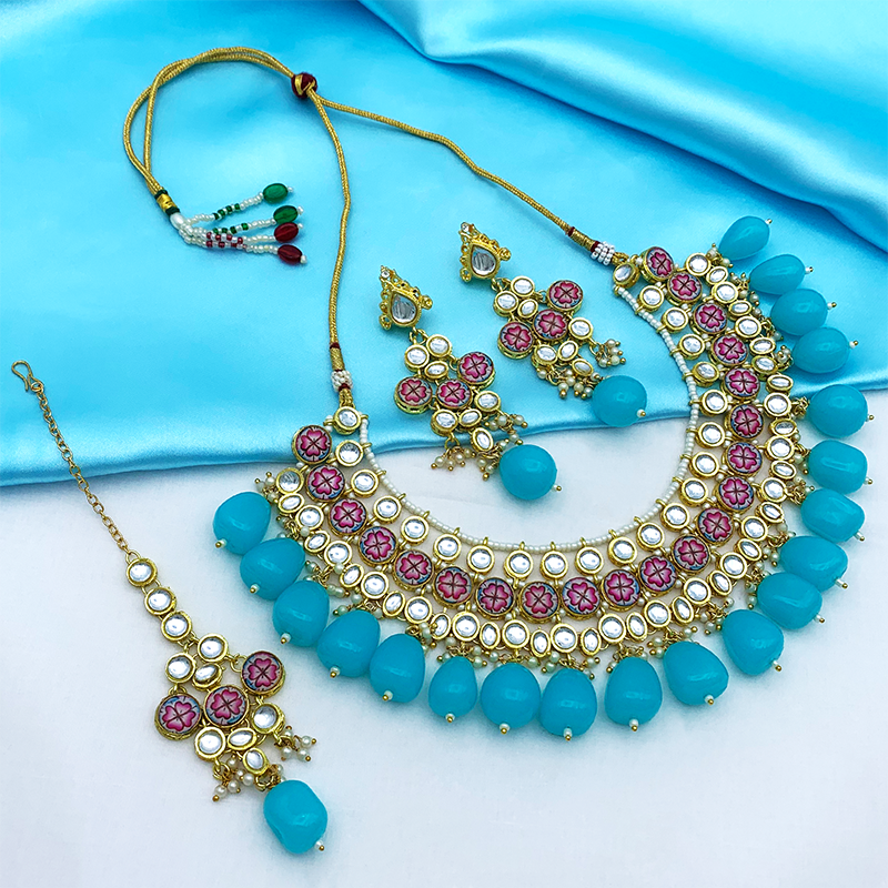 Kundan Floral Set (08-0438)