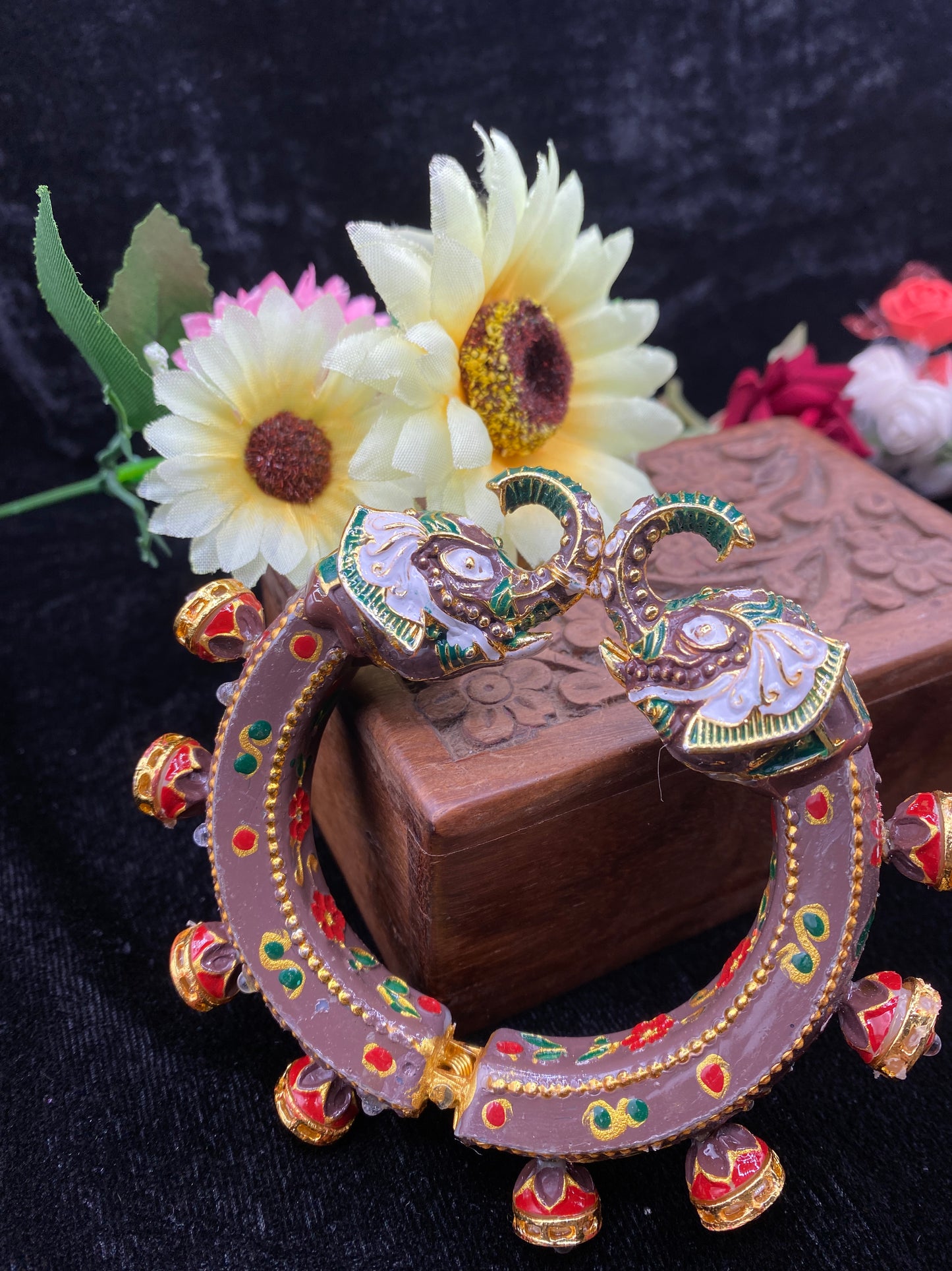 Kundan Meenakari Kada for Woman - Free size (SUJ12-0102)