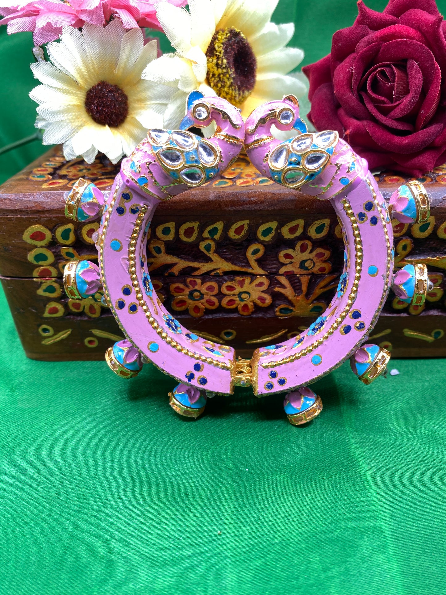 Kundan Meenakari kada for Woman - Free size (SUJ12-0101)