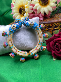 Thumbnail for Kundan Meenakari Kada for Woman (Free size)