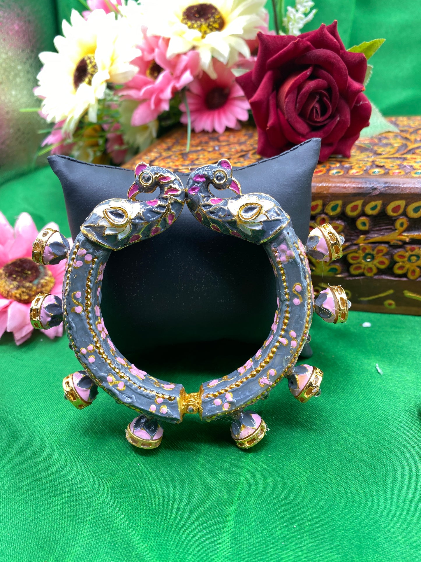 Kundan Meenakari Kada for Woman - Free size (SUJ12-0103)