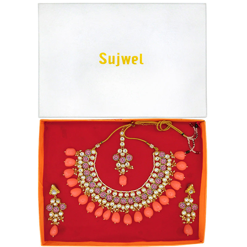 Kundan Floral Set (08-0438)