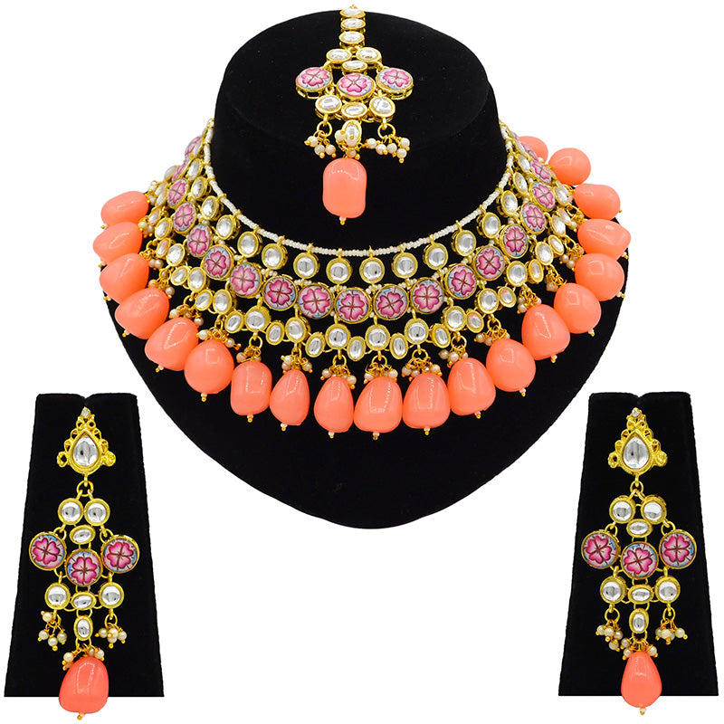 Kundan Floral Set (08-0438)