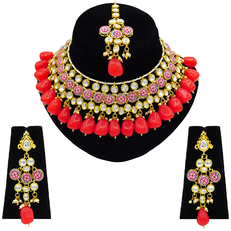 Kundan Floral Set (08-0438)