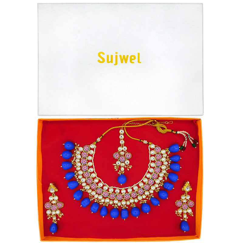 Kundan Floral Set (08-0438)