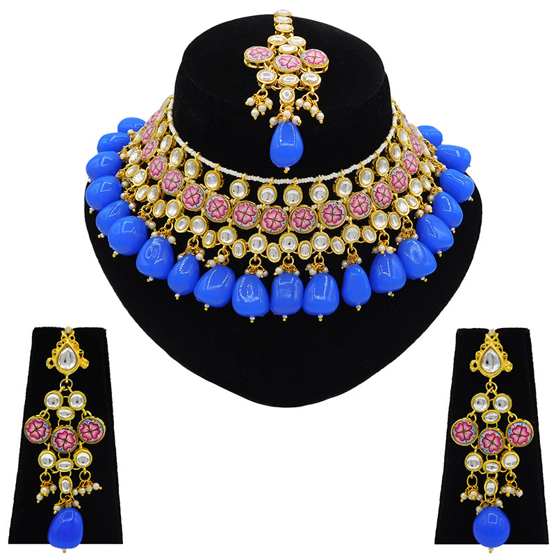 Kundan Floral Set (08-0438)