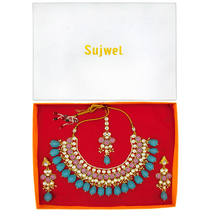 Kundan Floral Set (08-0438)