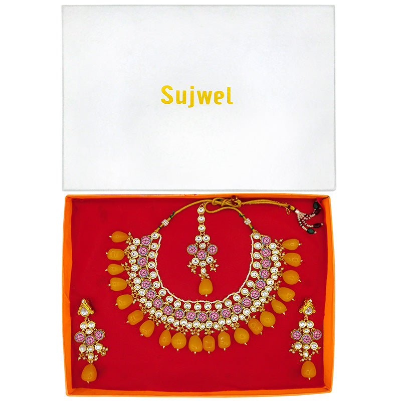 Kundan Floral Set (08-0438)