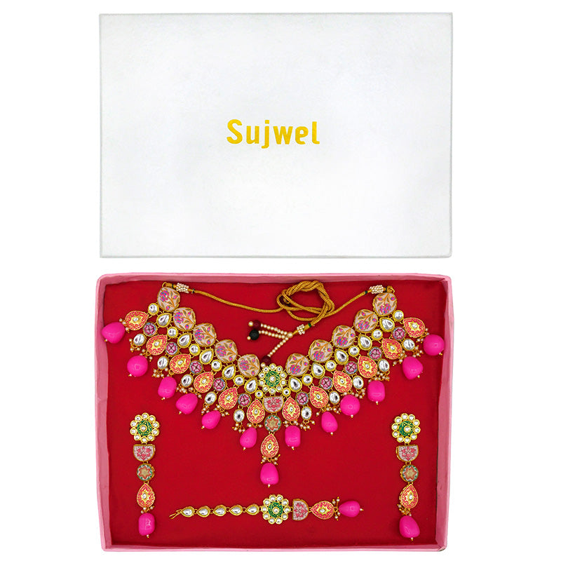 Kundan Floral Set (08-0448)