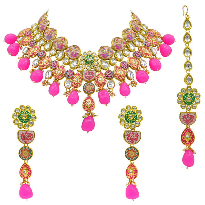 Kundan Floral Set (08-0448)