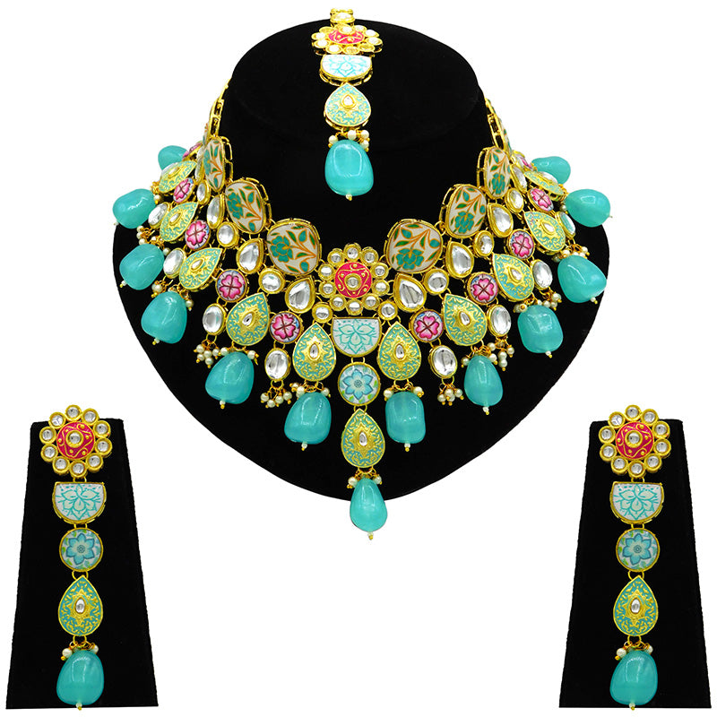 Kundan Floral Set (08-0448)