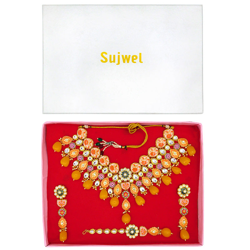 Kundan Floral Set (08-0448)