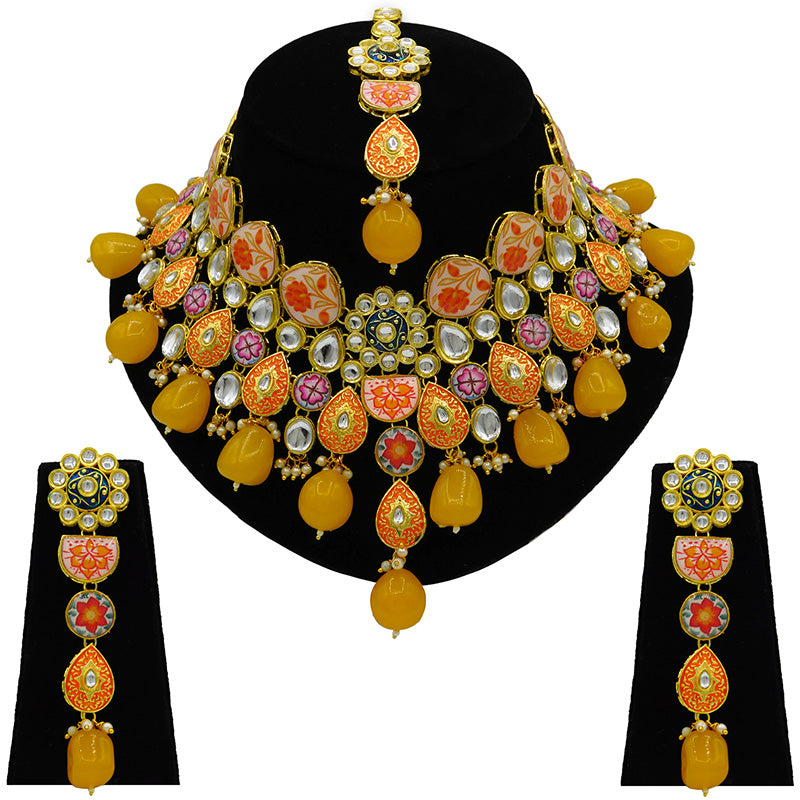 Kundan Floral Set (08-0448)