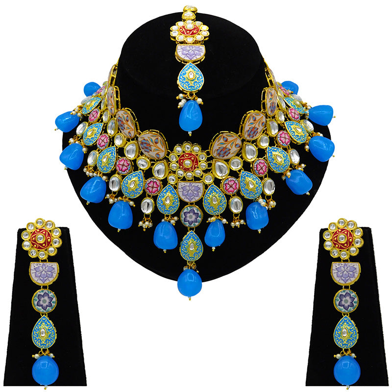 Kundan Floral Set (08-0448)