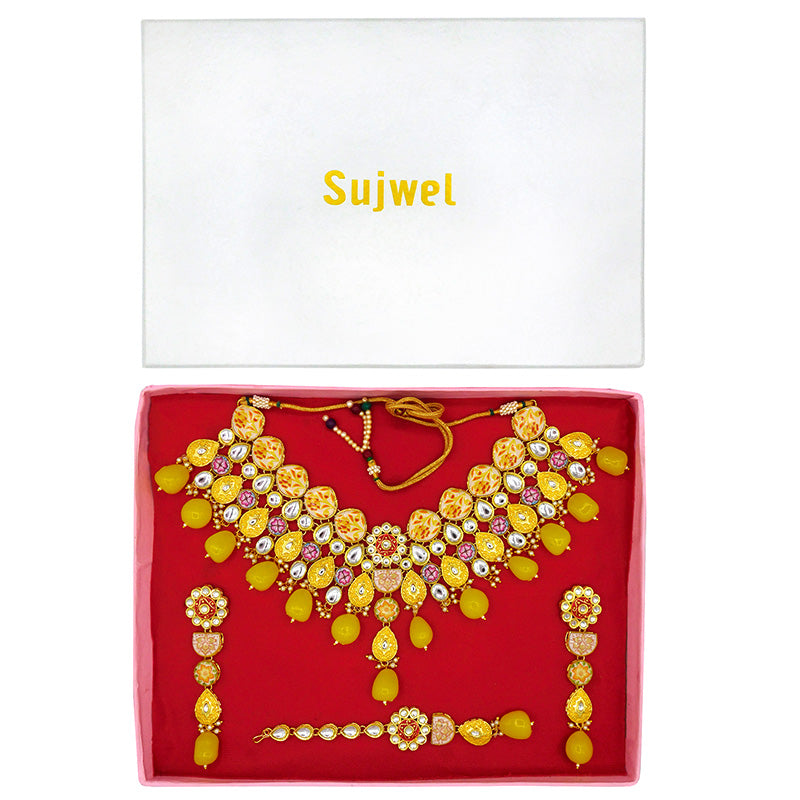 Kundan Floral Set (08-0448)