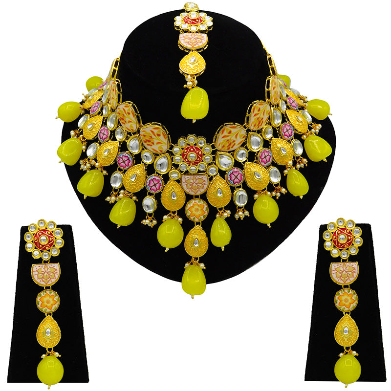 Kundan Floral Set (08-0448)