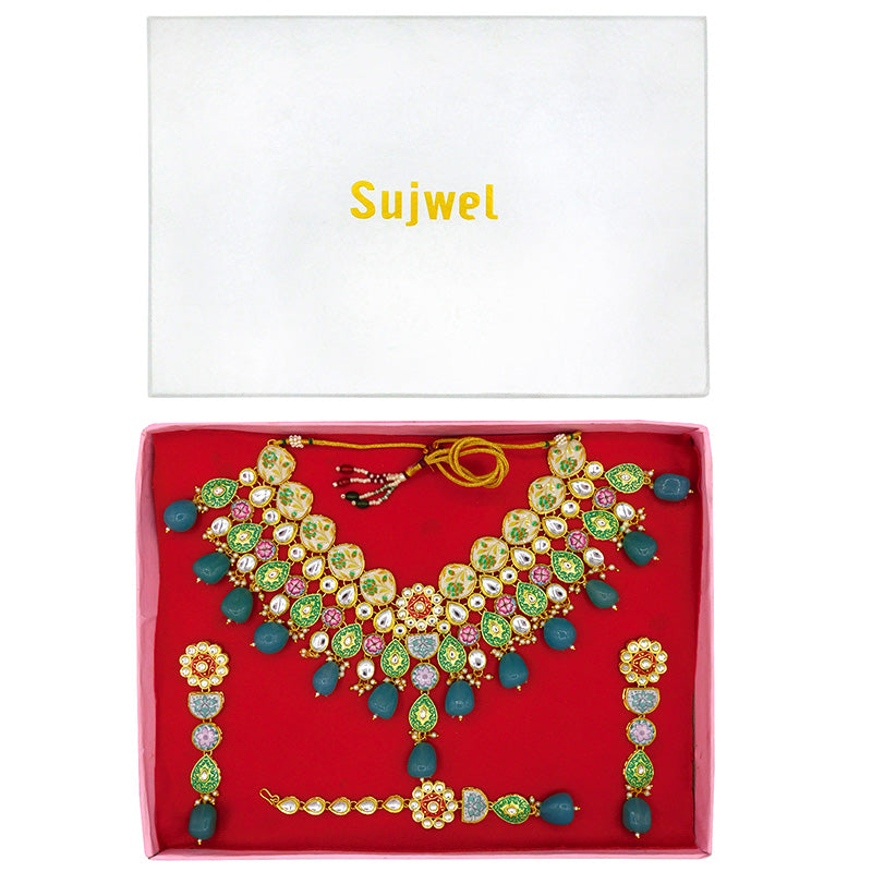 Kundan Floral Set (08-0448)