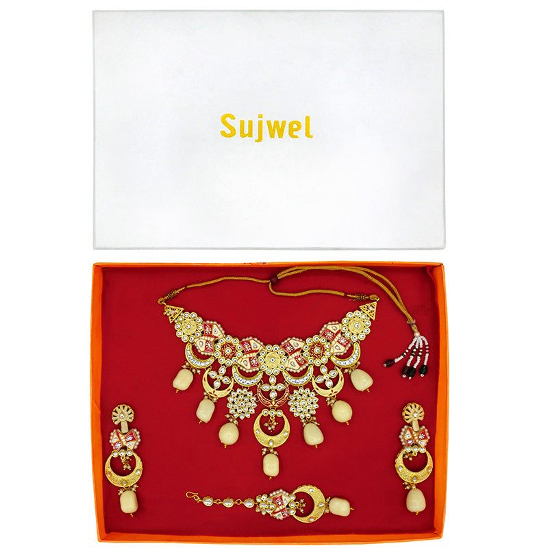 Kundan Meenakari Set (08-0452)