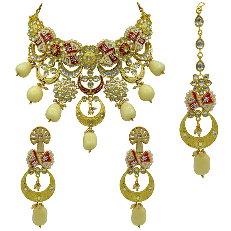Kundan Meenakari Set (08-0452)