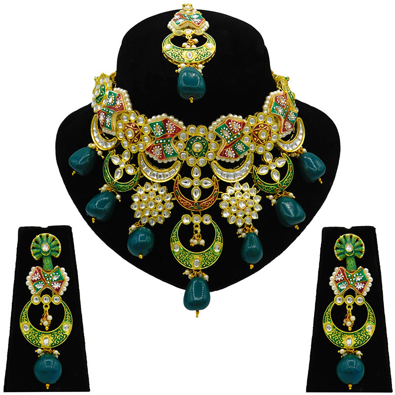 Kundan Meenakari Set (08-0452)