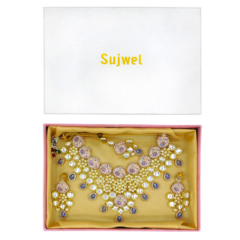 Kundan Floral Set (08-0455)