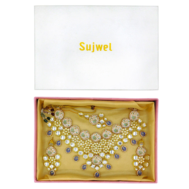 Kundan Floral Set (08-0455)