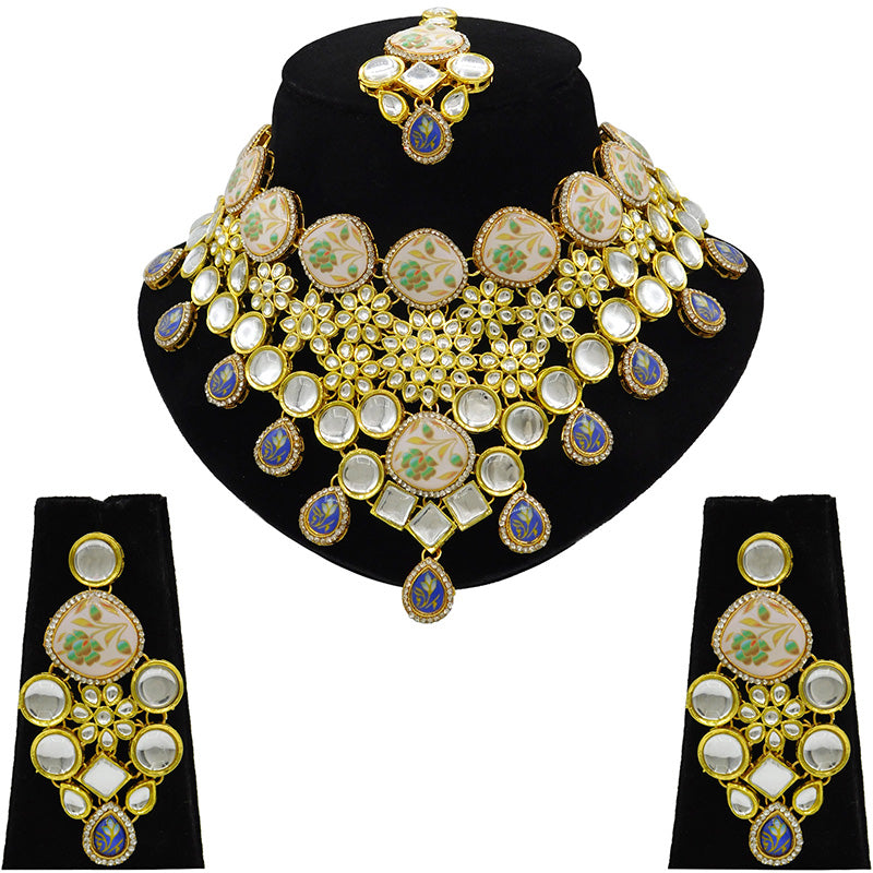 Kundan Floral Set (08-0455)
