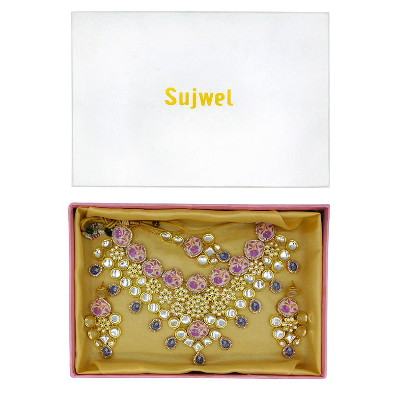 Kundan Floral Set (08-0455)