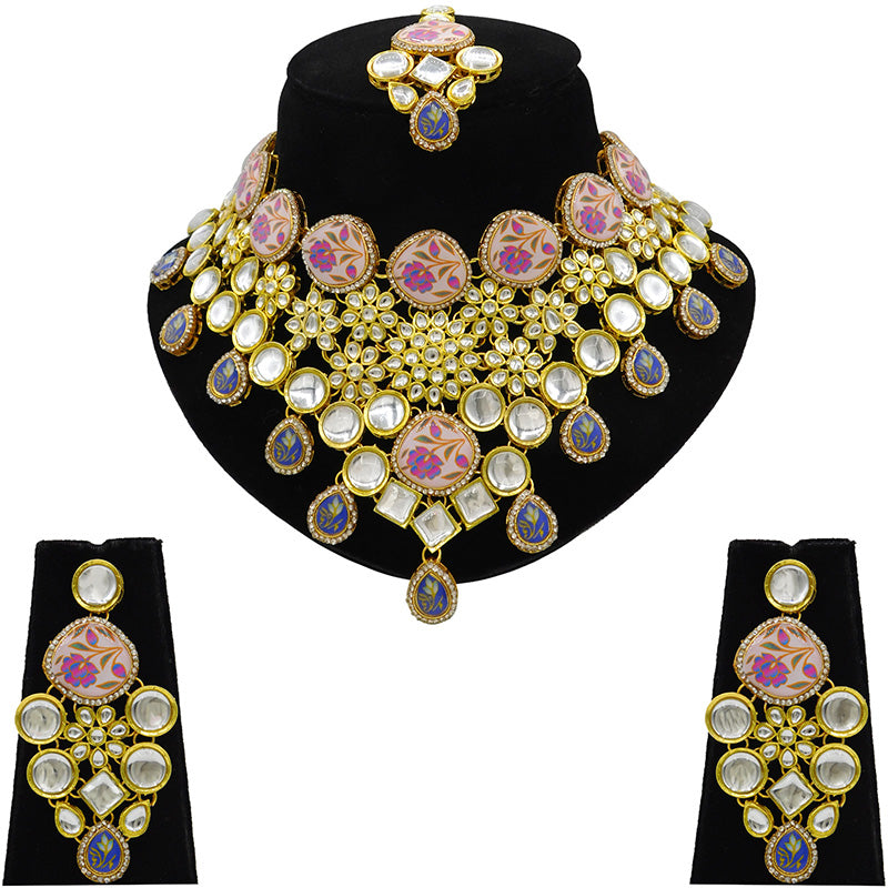 Kundan Floral Set (08-0455)