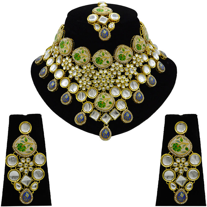 Kundan Floral Set (08-0455)