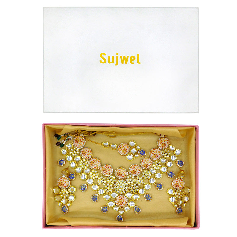 Kundan Floral Set (08-0455)