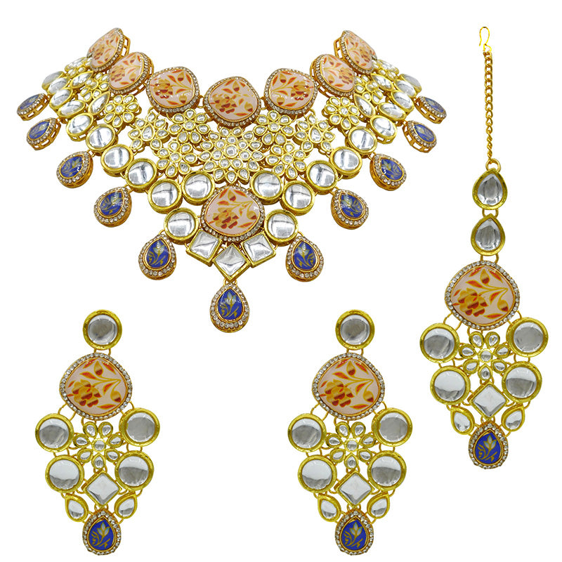 Kundan Floral Set (08-0455)