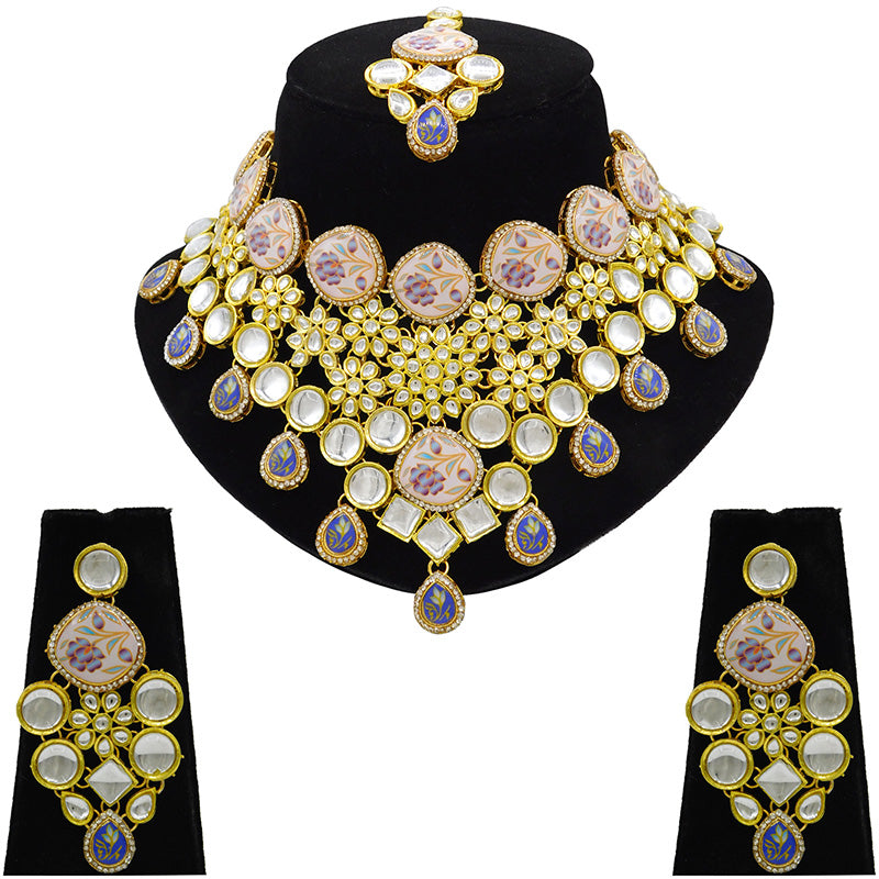 Kundan Floral Set (08-0455)