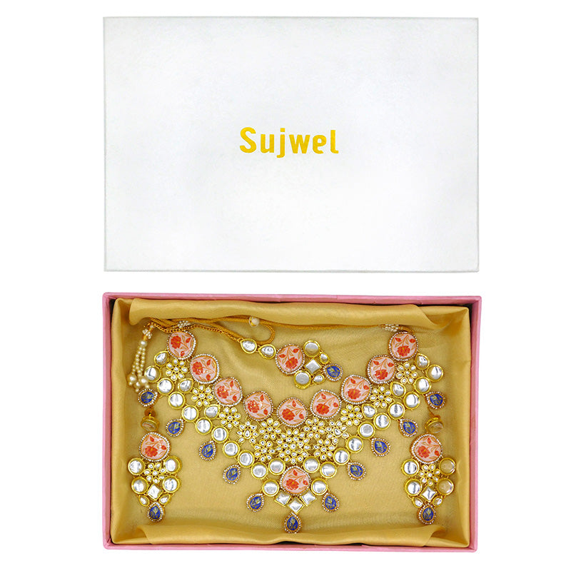 Kundan Floral Set (08-0455)