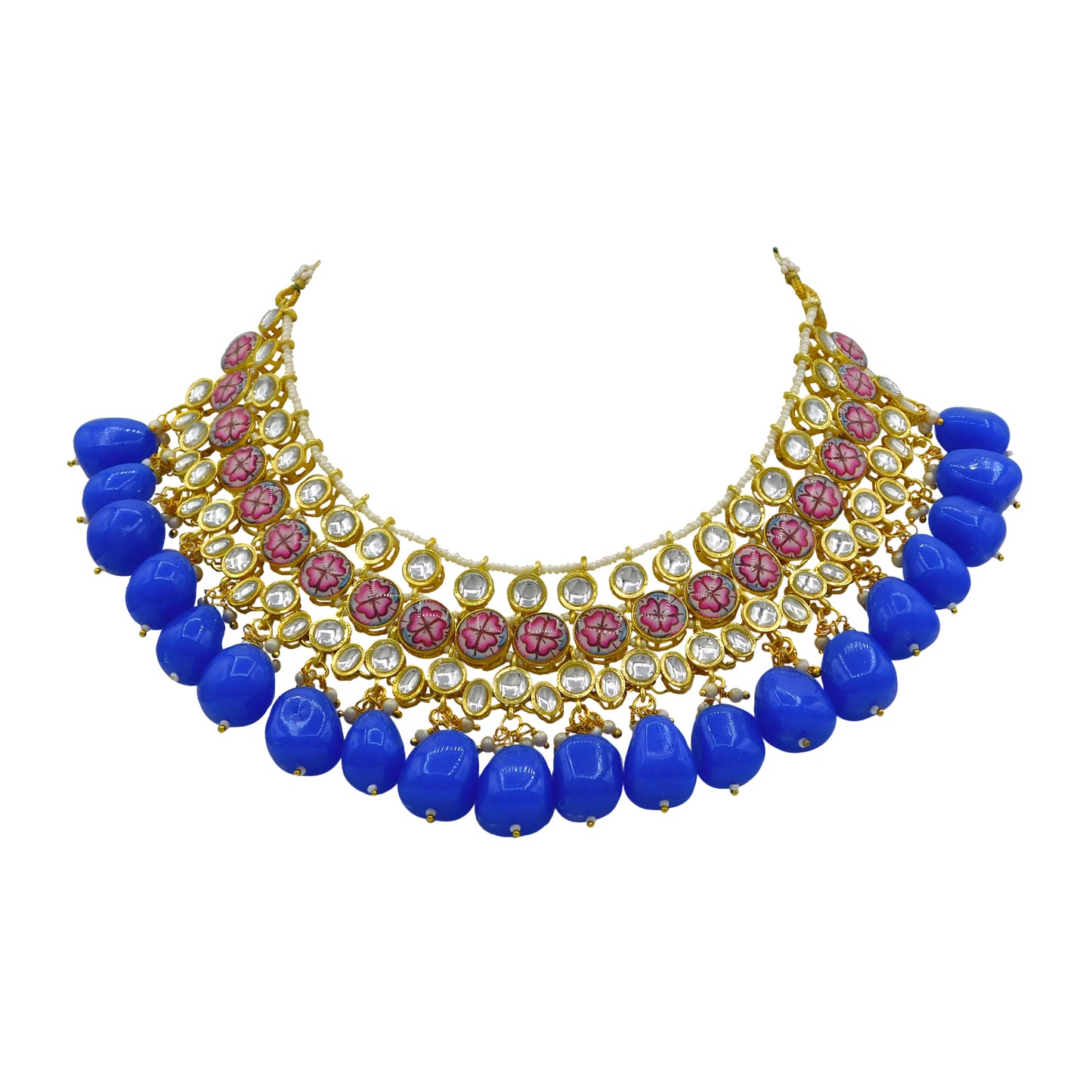 Kundan Floral Set (08-0438)