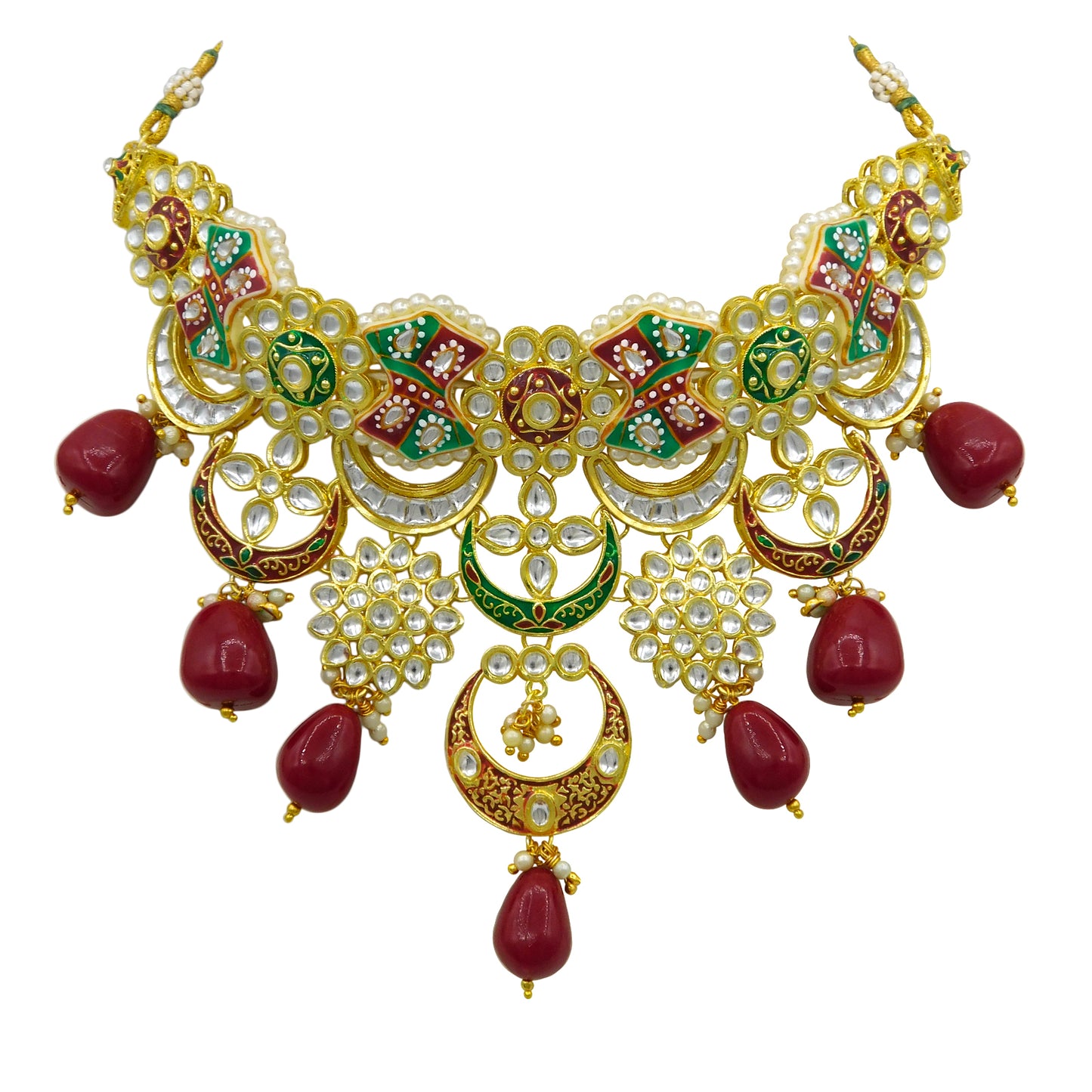 Kundan Meenakari Set (08-0452)