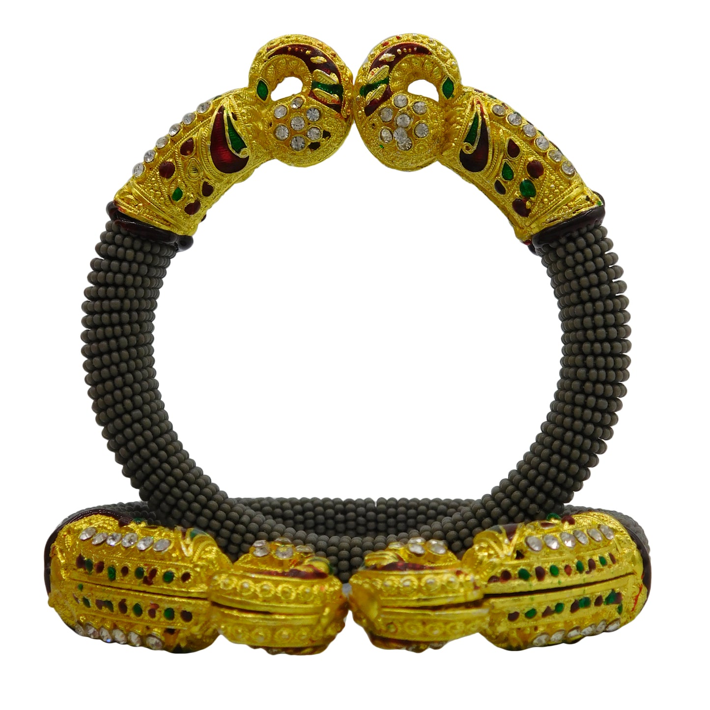 Sujwel Gold-Plated Gold Plated Bangles for Women (08-0134) - Sujwel