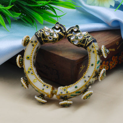 Kundan Meenakari kada for Woman - Free size (SUJ12-0101)