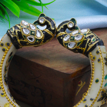 Kundan Meenakari kada for Woman - Free size (SUJ12-0101)