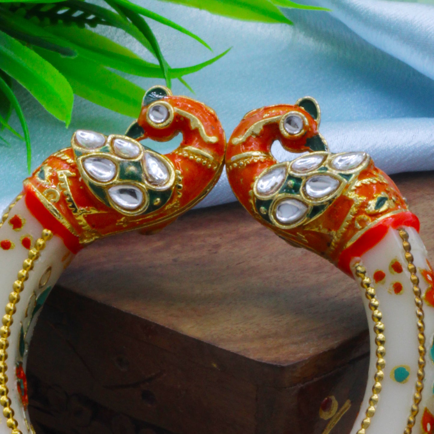 Kundan Meenakari kada for Woman - Free size (SUJ12-0101)