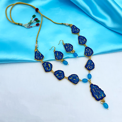 Sujwel Necklace Set with Earrings, for Girls and Women (08-0512)