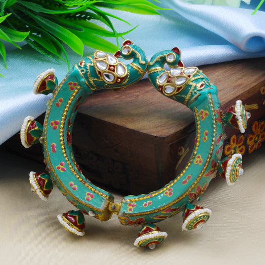 Kundan Meenakari kada for Woman - Free size (SUJ12-0101)