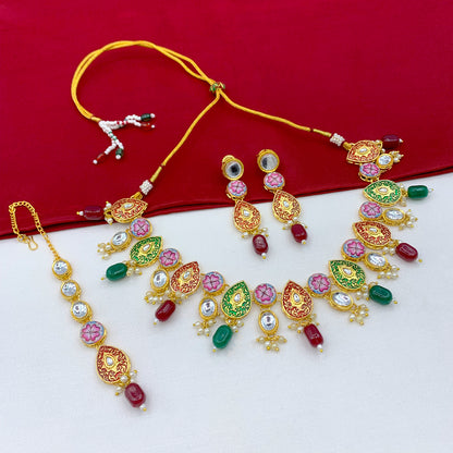 Kundan Jewellery Set (08-0543)