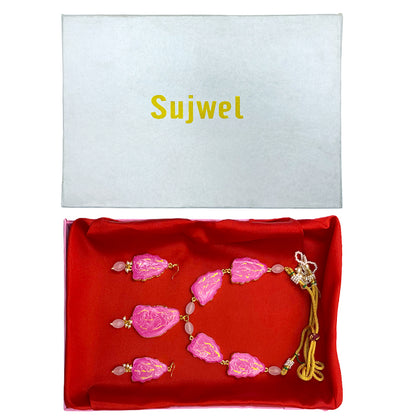 Sujwel Necklace Set with Earrings, for Girls and Women (08-0505)