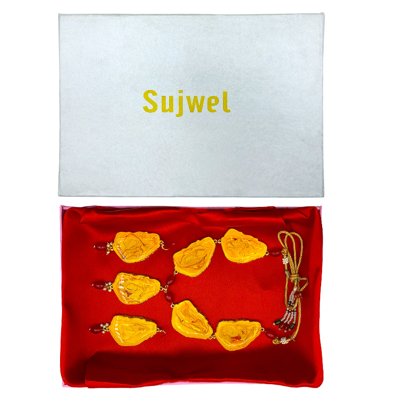 Sujwel Necklace Set with Earrings, for Girls and Women (08-0519)